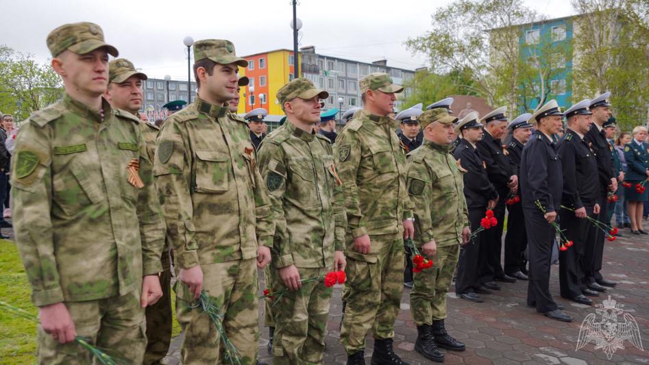 Военнослужащие Управления Росгвардии по Камчатскому краю приняли участие в мероприятиях, посвященных Дню памяти и скорби по всем погибшим во время Великой Отечественной войны