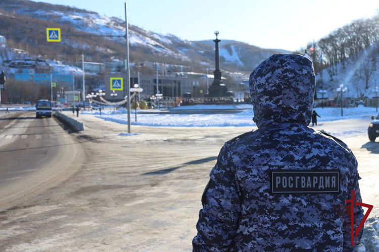 Сотрудники Росгвардии обеспечили правопорядок в новогодние праздники на Камчатке