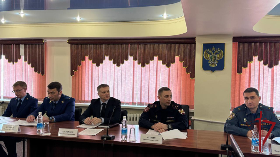 Начальник Управления Росгвардии по Камчатскому краю принял участие в координационном совещании 