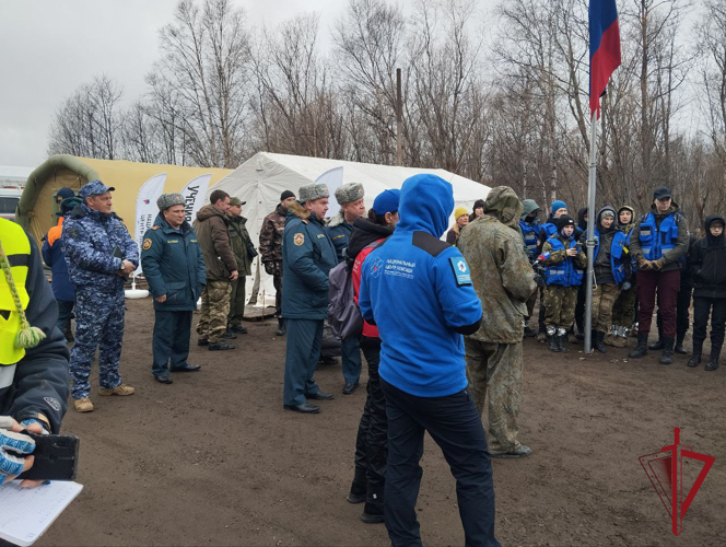 На Камчатке офицер Росгвардии принял участие в учениях Национального центра помощи пропавшим и пострадавшим детям