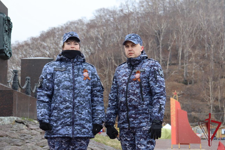 Росгвардия принимает участие в мероприятиях, посвященных празднованию Дня Победы на Камчатке