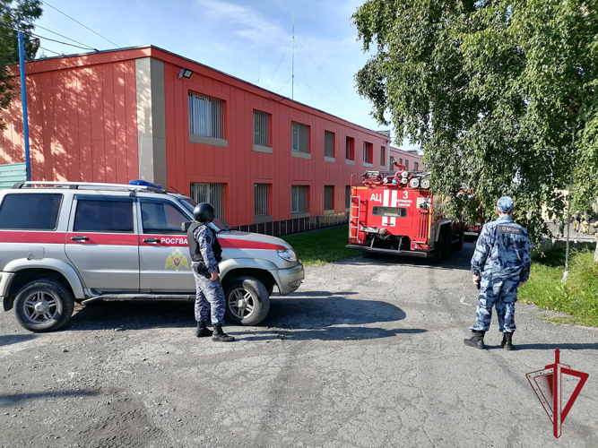 В Камчатском крае прошли пожарно-тактические занятия на объекте Росгвардии