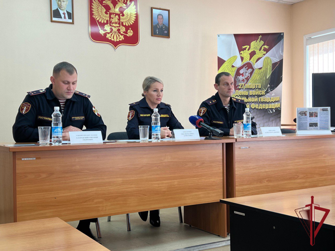 В Управлении Росгвардии по Камчатскому краю состоялась пресс-конференция
