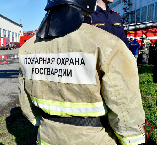 На Камчатке Росгвардия приняла участие в пожарно-тактических учениях на объекте энергетики