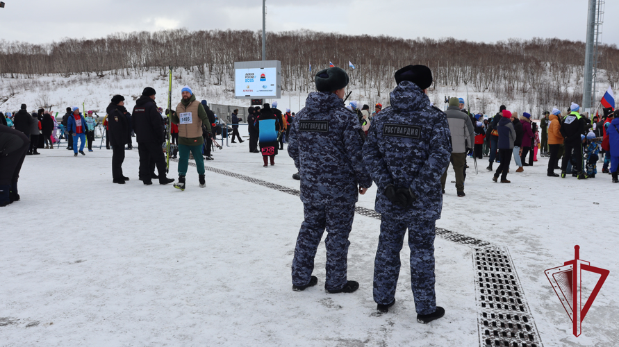 Росгвардия обеспечила безопасность проведения всероссийских соревнований по лыжным гонкам на Камчатке