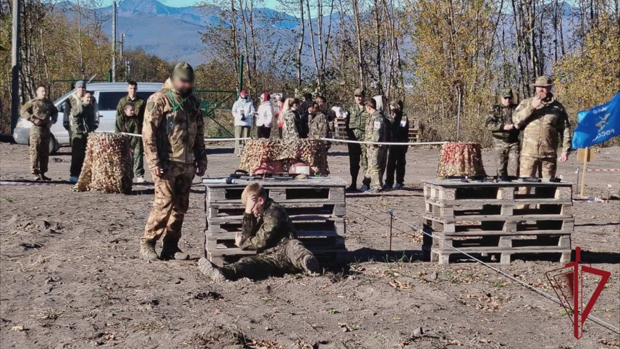 На Камчатке с участием Росгвардии прошла военно-патриотическая игра «Зарница» 