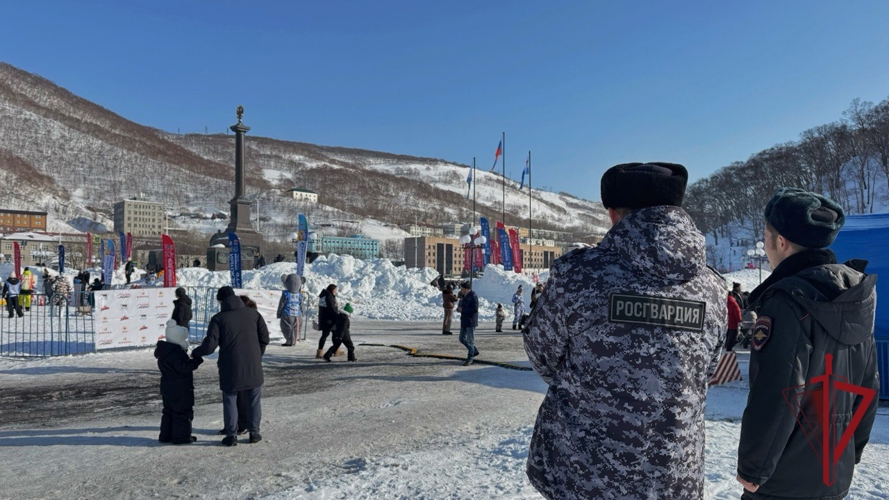 На Камчатке Росгвардия обеспечила безопасность фестиваля зимних видов спорта