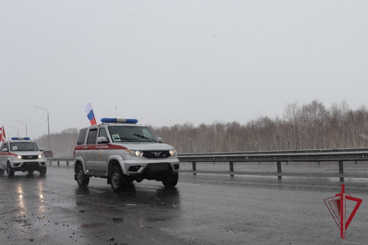 Автопробег Росгвардии на Камчатке: память о Великой Победе