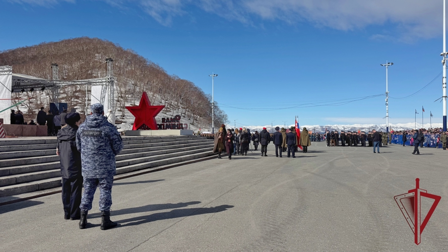 Росгвардия приняла участие в мероприятиях, посвящённых празднованию Дня Победы на Камчатке