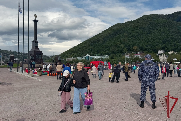 Росгвардия обеспечила безопасность на праздновании Дня города в Петропавловске-Камчатском