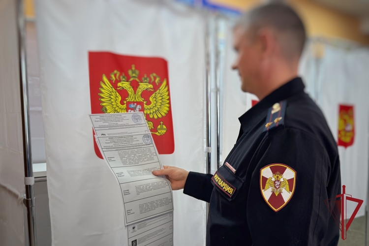 Росгвардейцы на Камчатке принимают участие в едином дне голосования